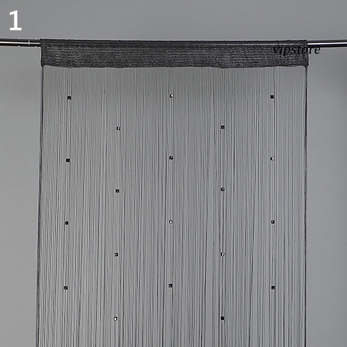 Rèm cửa sổ Đính Hạt Dạng Tua Rua Trang Trí Nhà Cửa