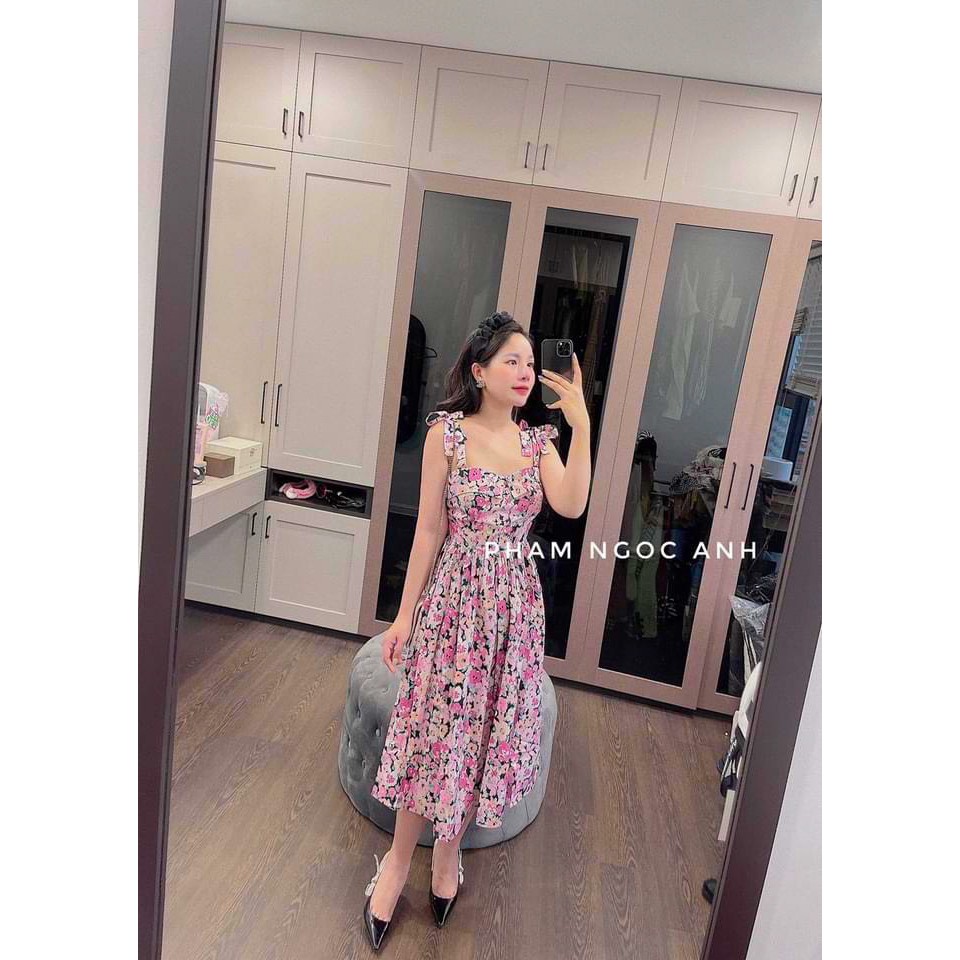 VÁY DÂY THÔ HOA MAXI CAO CẤP NỮ V120 | BigBuy360 - bigbuy360.vn