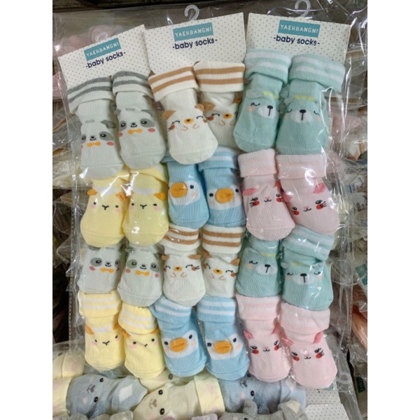 Tất Thú Siêu Xinh Cho Bé 0-6m Nhiều Mẫu (có chống trơn)