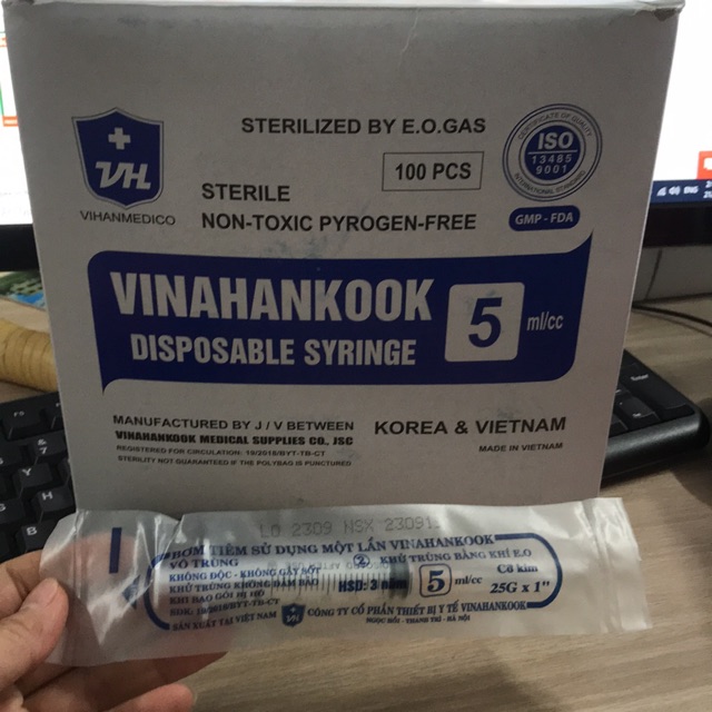 Bơm tiêm 5ml vinahankook