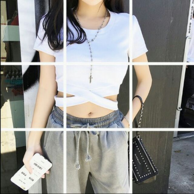 Áo croptop dây sexy