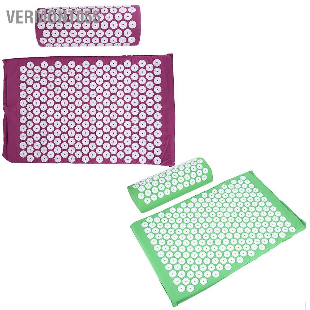 Có thể bán buôn Đệm mát xa bấm huyệt châm cứu tập yoga kèm gối và túi vải tiện lợi Hàng giao ngay