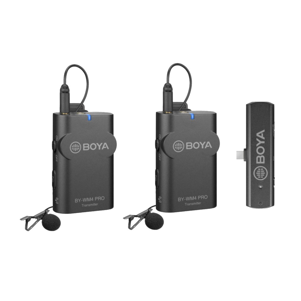Boya BY-WM4 Pro K6 - Microphone thu âm không dây cho điện thoại | Cổng Type C