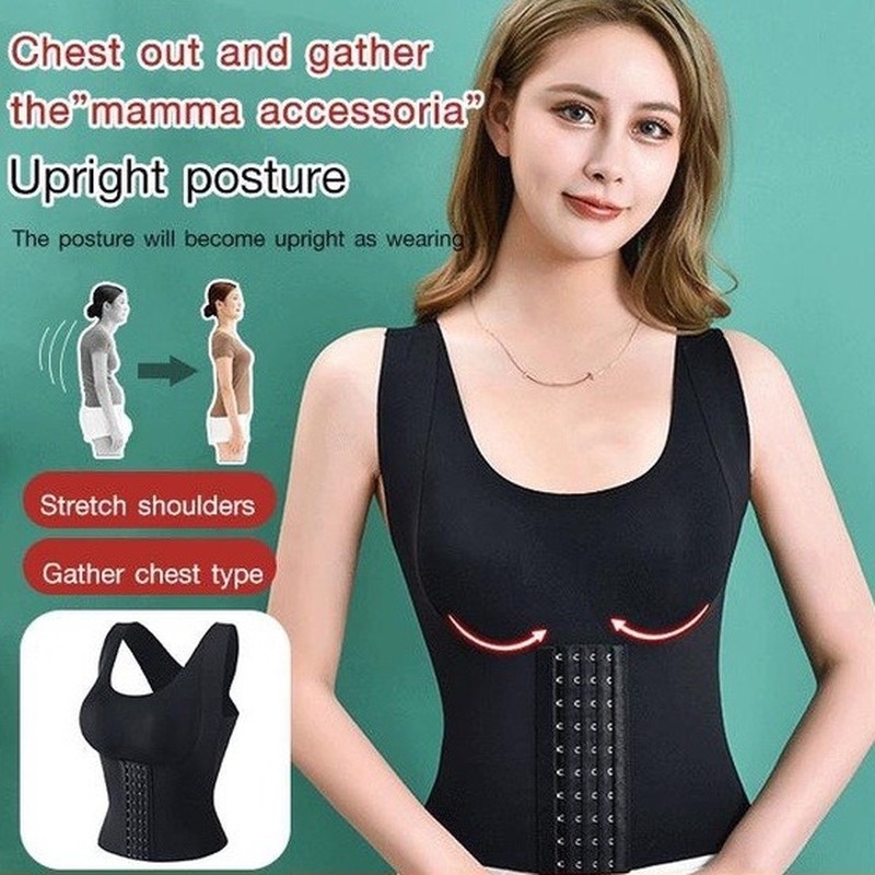 Popkozzi Áo Lót Nâng Ngực Định Hình 3 Trong 1