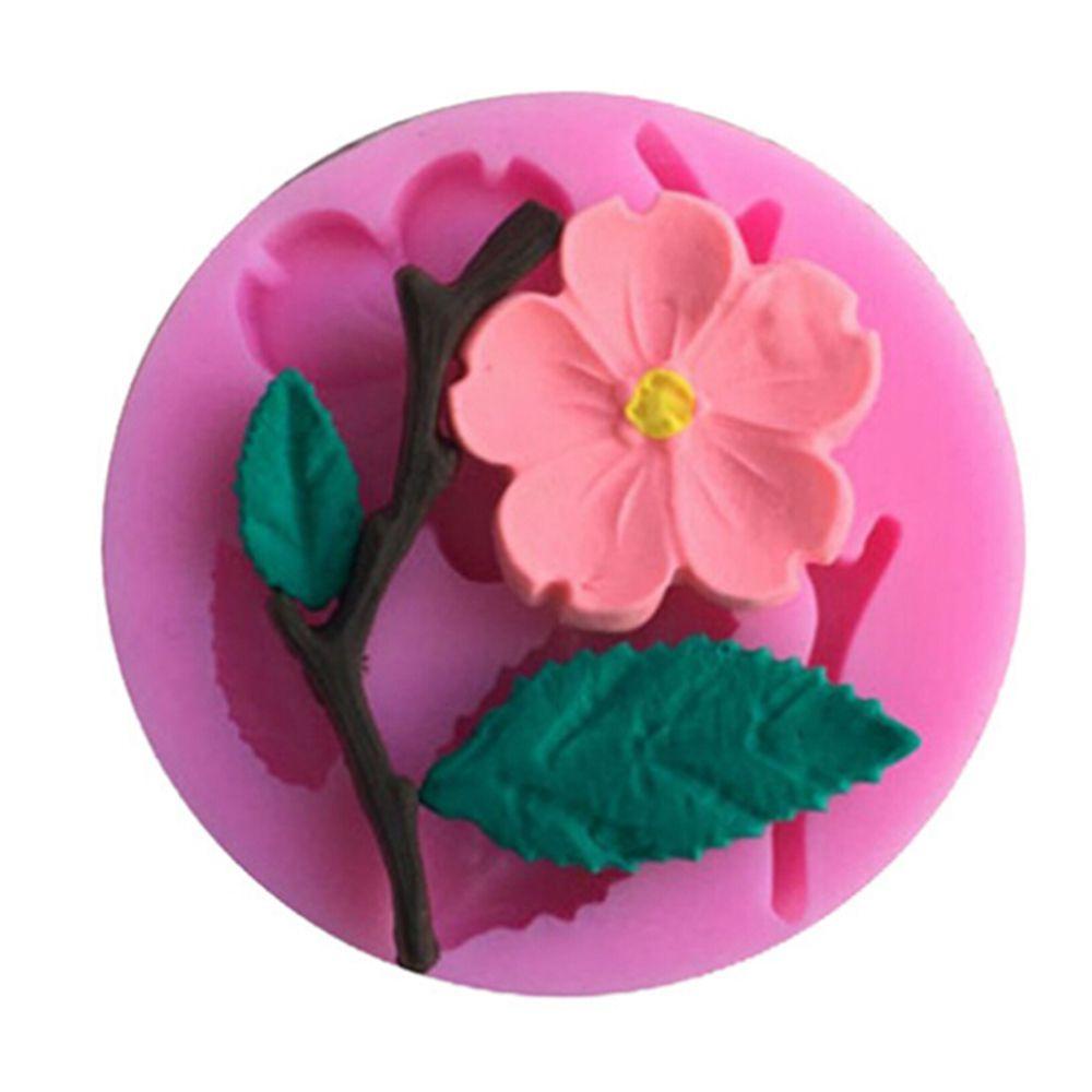 AUGUSTINA Khuôn Silicone Làm Bánh Hình Hoa Đào Xinh Xắn