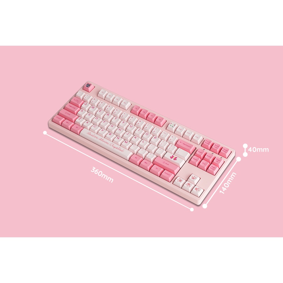 Bàn phím AKKO 3087 Sailor Moon Crystal, AKKO CS sw - Sakura