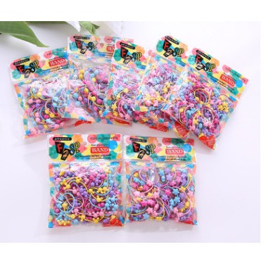 Set 20 dây cột tóc cho bé gái xinh xắn, đáng yêu kèm bịch tiện lợi