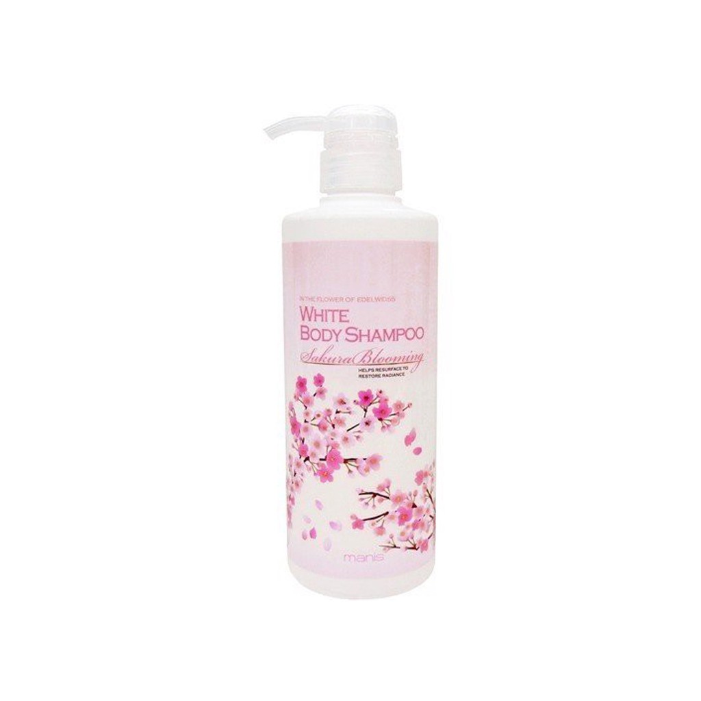 Sữa tắm trắng da Manis White Body Shampoo (2 loại) SakuraCHÍNH HÃNG tạo bọt mịn ...