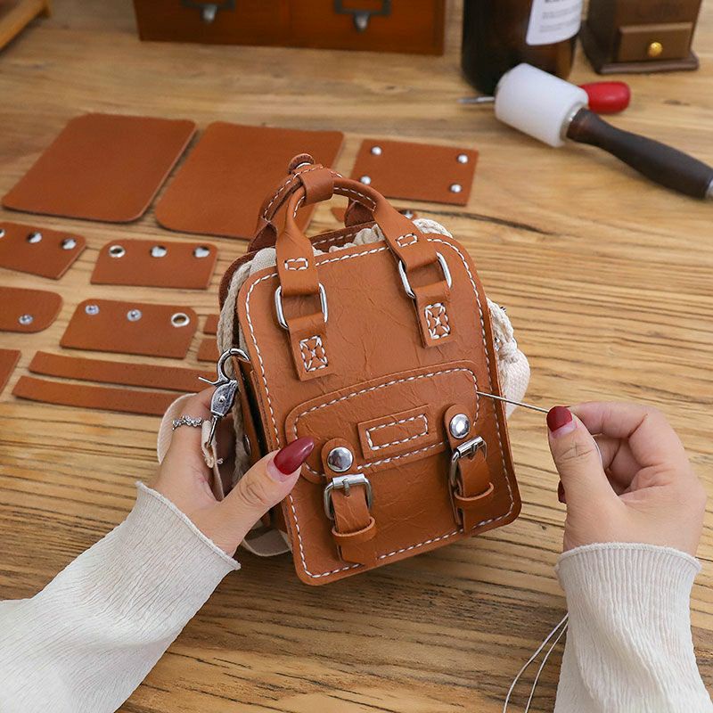 |Order| Túi Đeo Chéo Da DIY - Túi Xách Handmade - Đồ Tự Làm