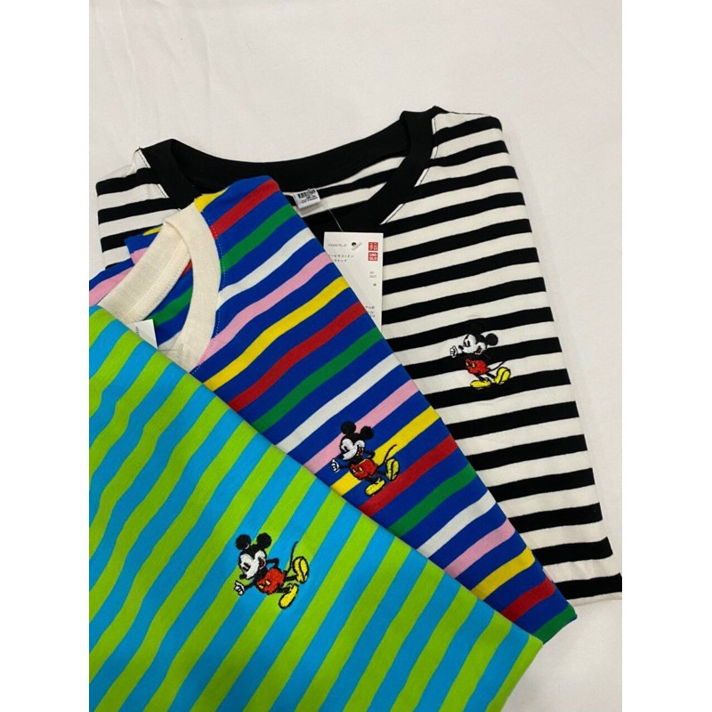 ÁO THUN SỌC TAY NGẮN MICKEY