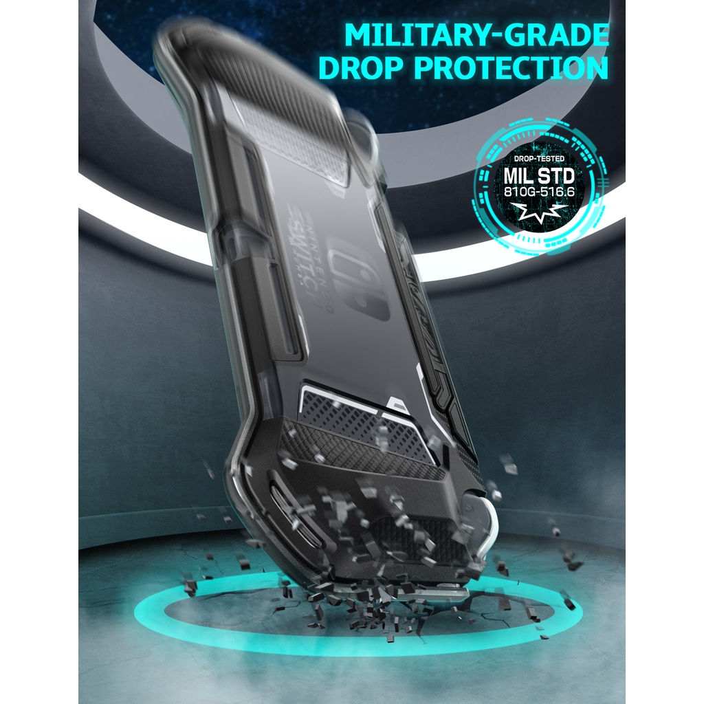 Ốp TPU SUPCASE bảo vệ tay cầm chơi game Nintendo Switch Lite 2019 tháo gỡ dễ dàng