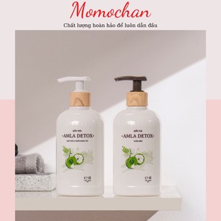 Dầu gội ngăn rụng giúp tóc mọc dày/nhanh dài/mềm mượt/sạch gàu gấp 5 lần Amla Detox