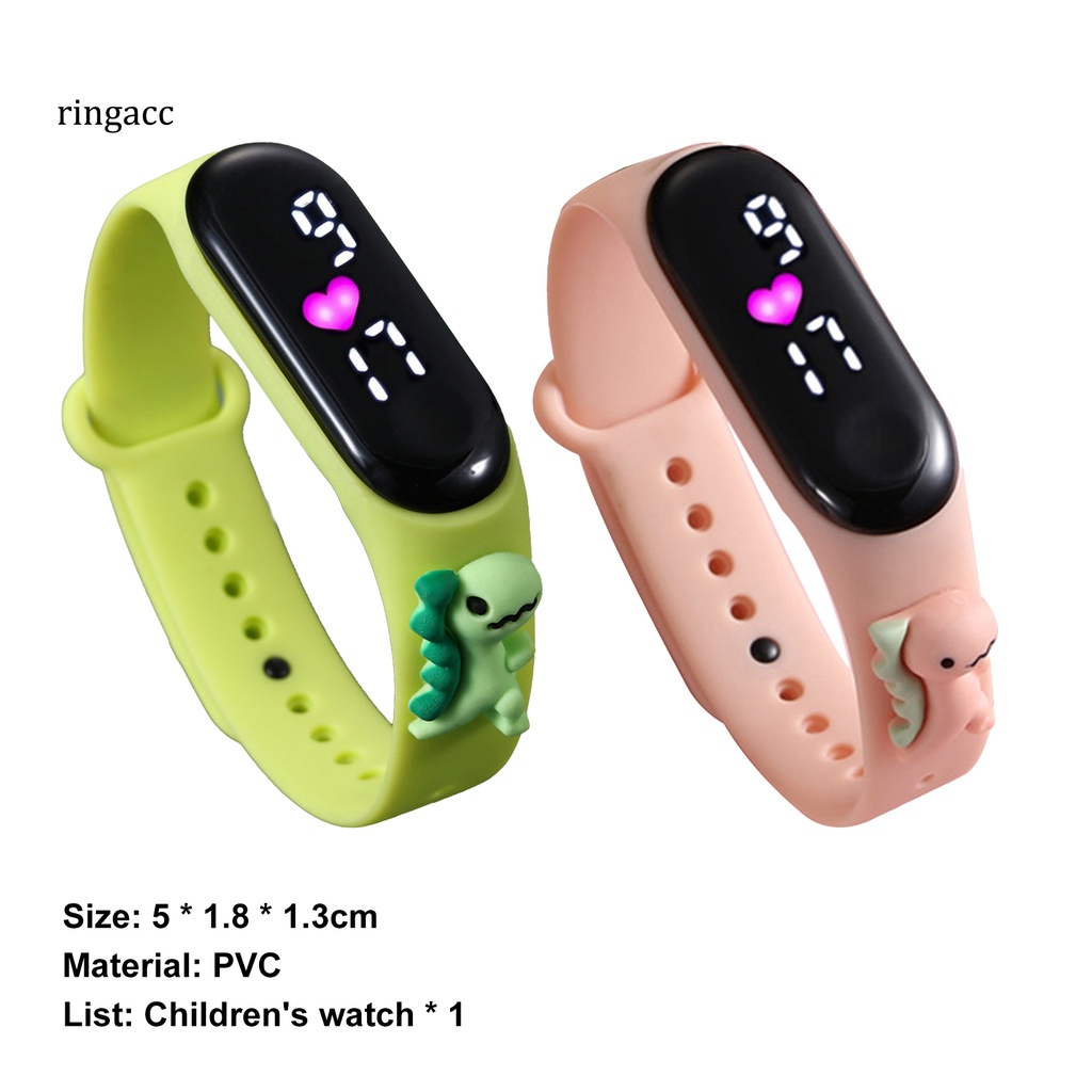Đồng hồ kỹ thuật số RGA chống sốc dễ thương cho bé
