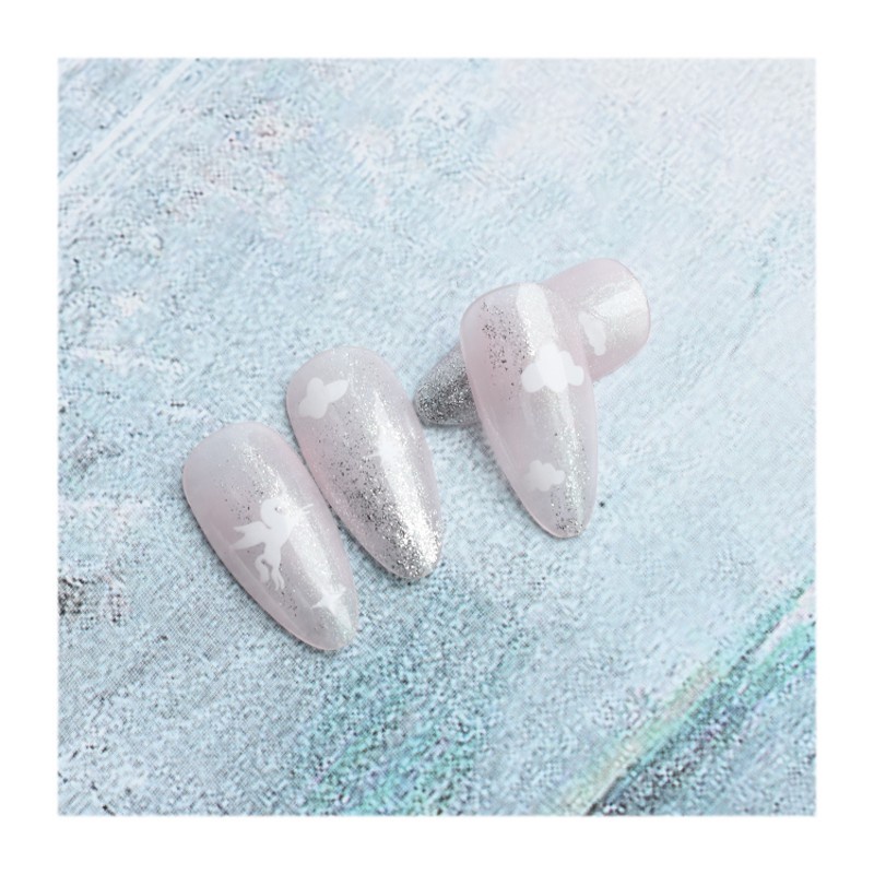 Miếng Dán Trang Trí Móng Tay / Móng Tay Chuyển Nước 6 Phong Cách / Hình Trăng Sao Đám Mây / Băng Keo Nhỏ Tươi Mới / Miếng Dán Chuyển Nước / Dụng Cụ Trang Trí Mó