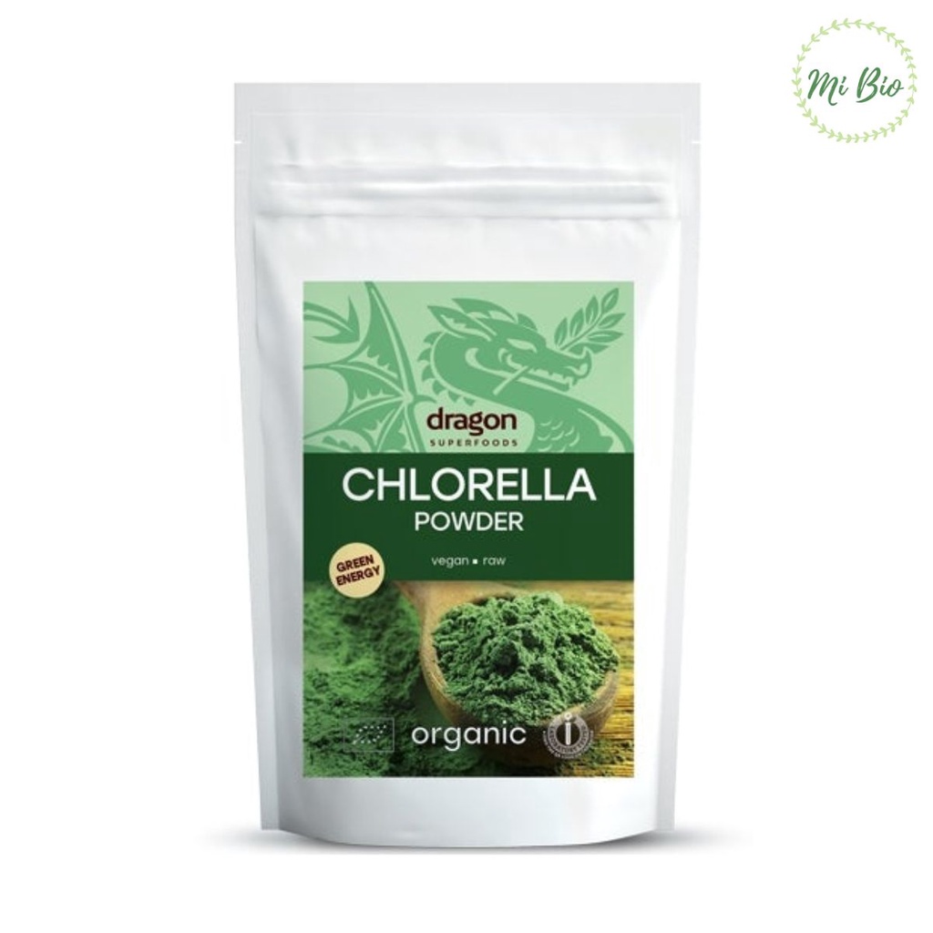 Bột tảo Chlorella hữu cơ 200gr - Dragon Superfoods