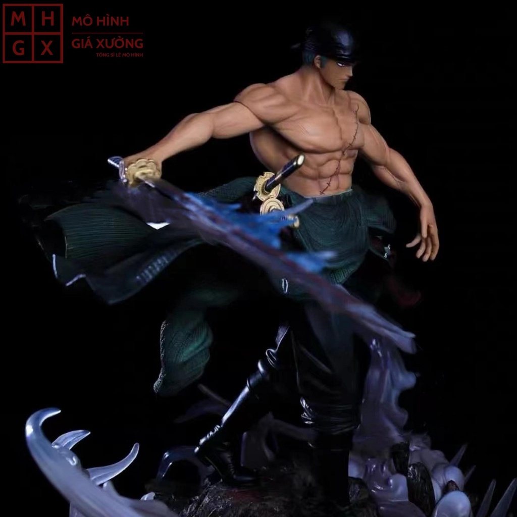 Mô Hình One Piece Zoro and Enma trạng thái chiến đấu cực chất . Cao 28cm , nặng 1.6 Kg . Figure One Piece