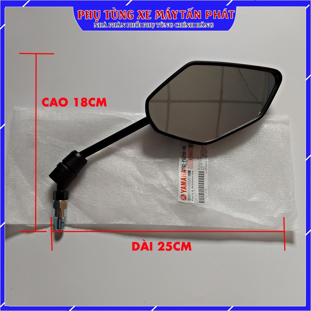 Gương Chiếu Hậu Xe Máy Zin Exciter 150-155  Ex /có Thể Gắn Sirius Jupiter NVX MT 15 Freego TFX