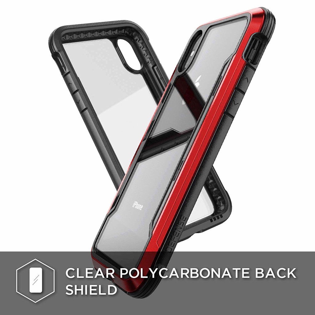 Ốp lưng cho iphone X/Xs X-Doria Case Defense Shield Cao Cấp