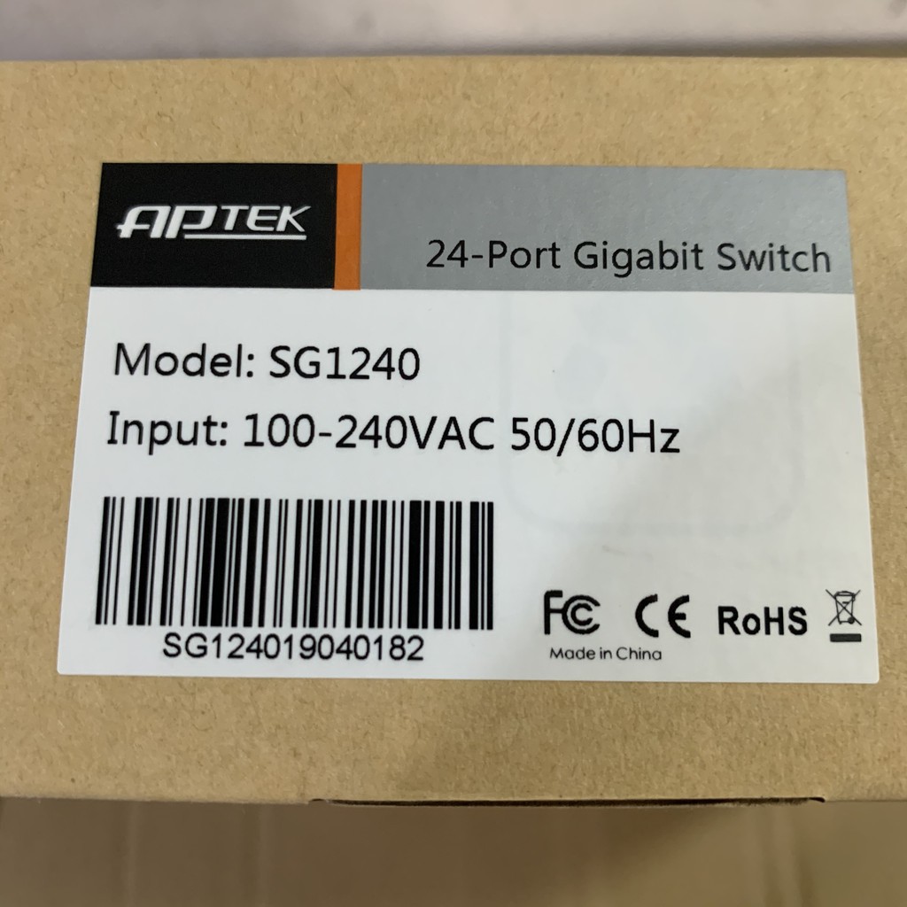Switch Aptek SG1240 24 cổng Gigabit