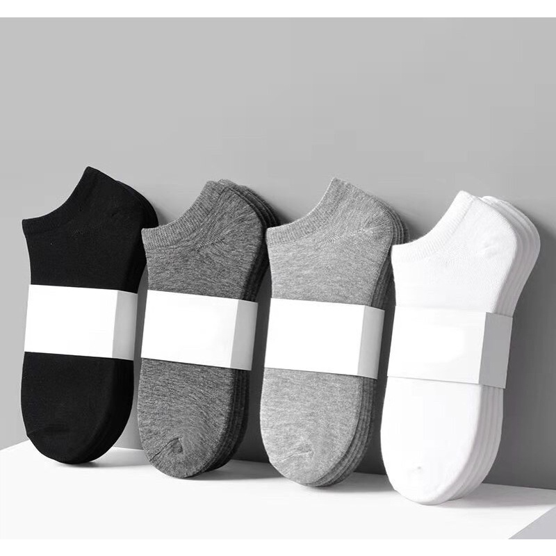 [FREESHIP] Vớ Cổ Ngắn Unisex Cotton Co Giãn Hút Mồ Hôi, Khử Mùi Êm Chân Phù Hợp Cho Mọi Loại Giày
