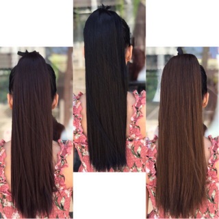 Tóc cột đui ngựa thẳng 60_65cm