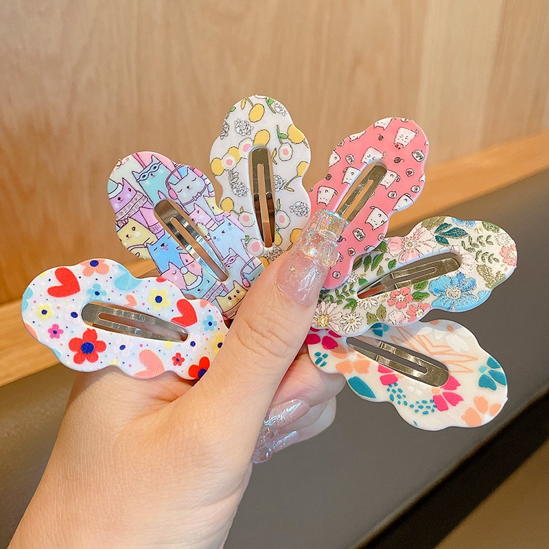 Kẹp Tóc Bb Họa Tiết Hoạt Hình Dễ Thương Cho Bé