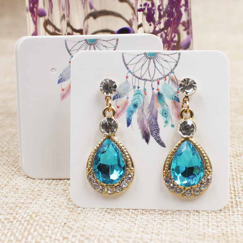 100Pcs color prints Necklace Colored earrings set suitable for Decorative Hair Cards Hair Strap