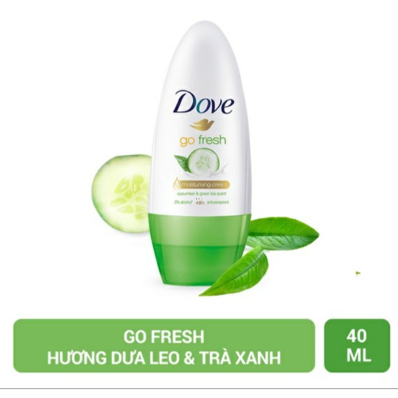 Lăn khử mùi Dove Go Fresh 40ml
