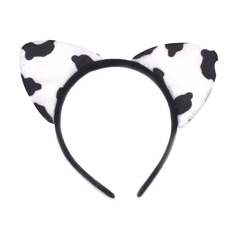 Băng Đô Tai Mèo Họa Tiết Da Báo Thời Trang