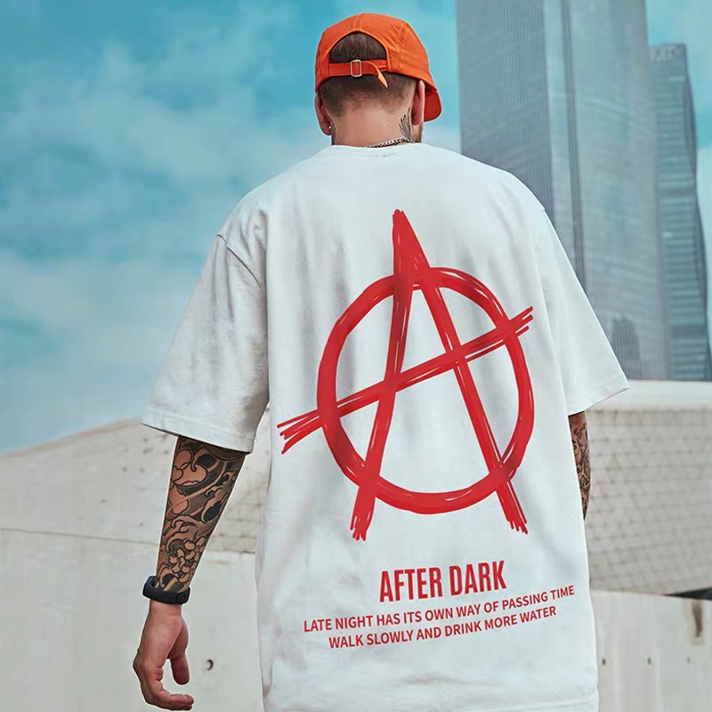 Áo thun tay ngắn dáng rộng thời trang Hàn Quốc cá tính cỡ M-8XL cho nam và nữ