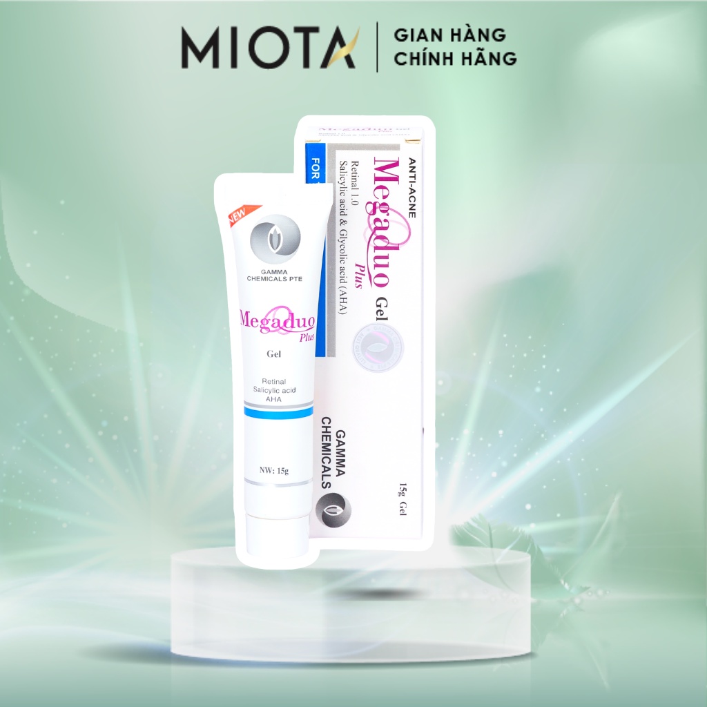 Combo Gel giảm mụn ẩn và thâm Gamma Megaduo Gel, Klenzit 15g/30g