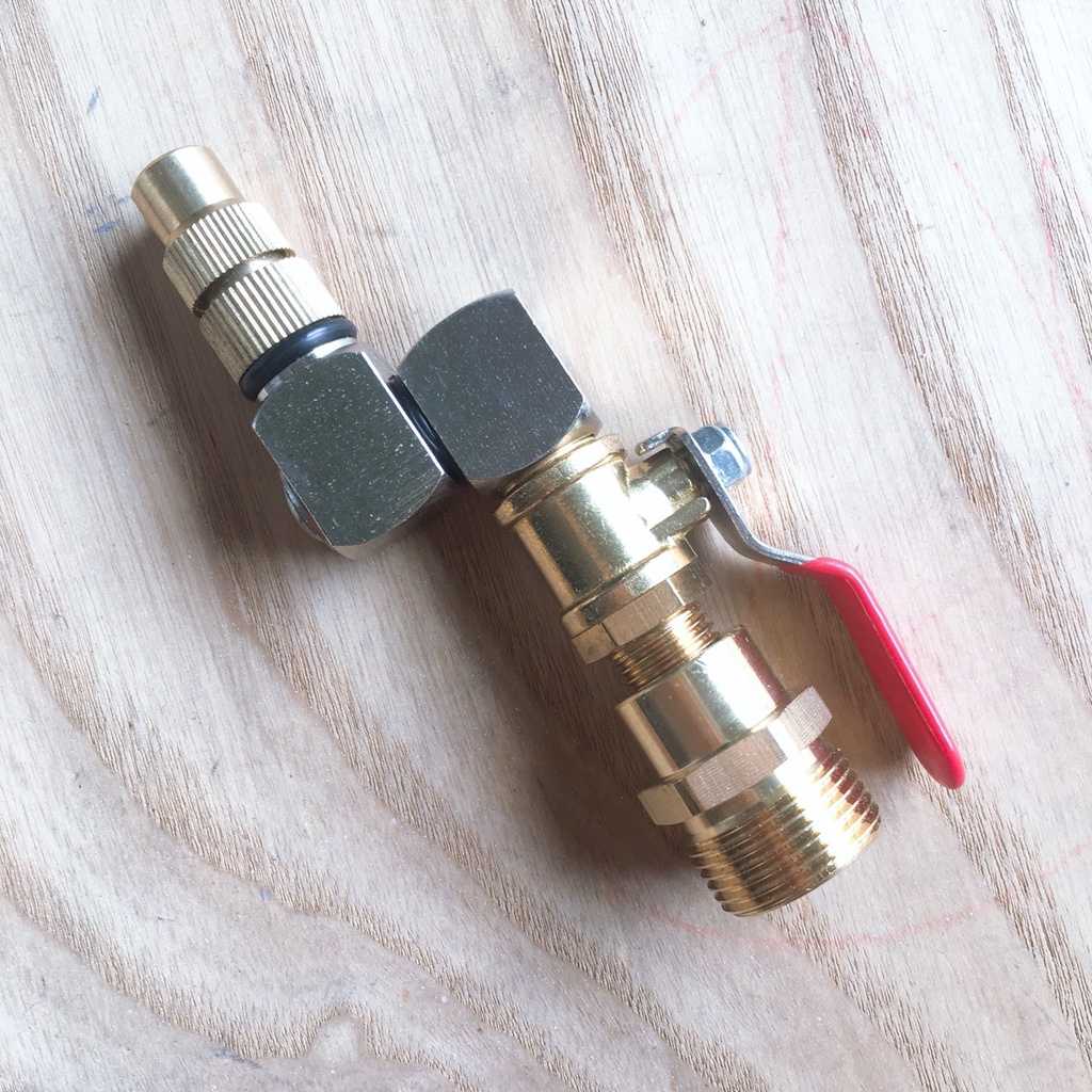 Đầu béc xịt rửa máy lạnh, điều hòa - xoay 360 độ - Có chỉnh tia - phụ kiện máy xịt rửa xe chỉnh áp
