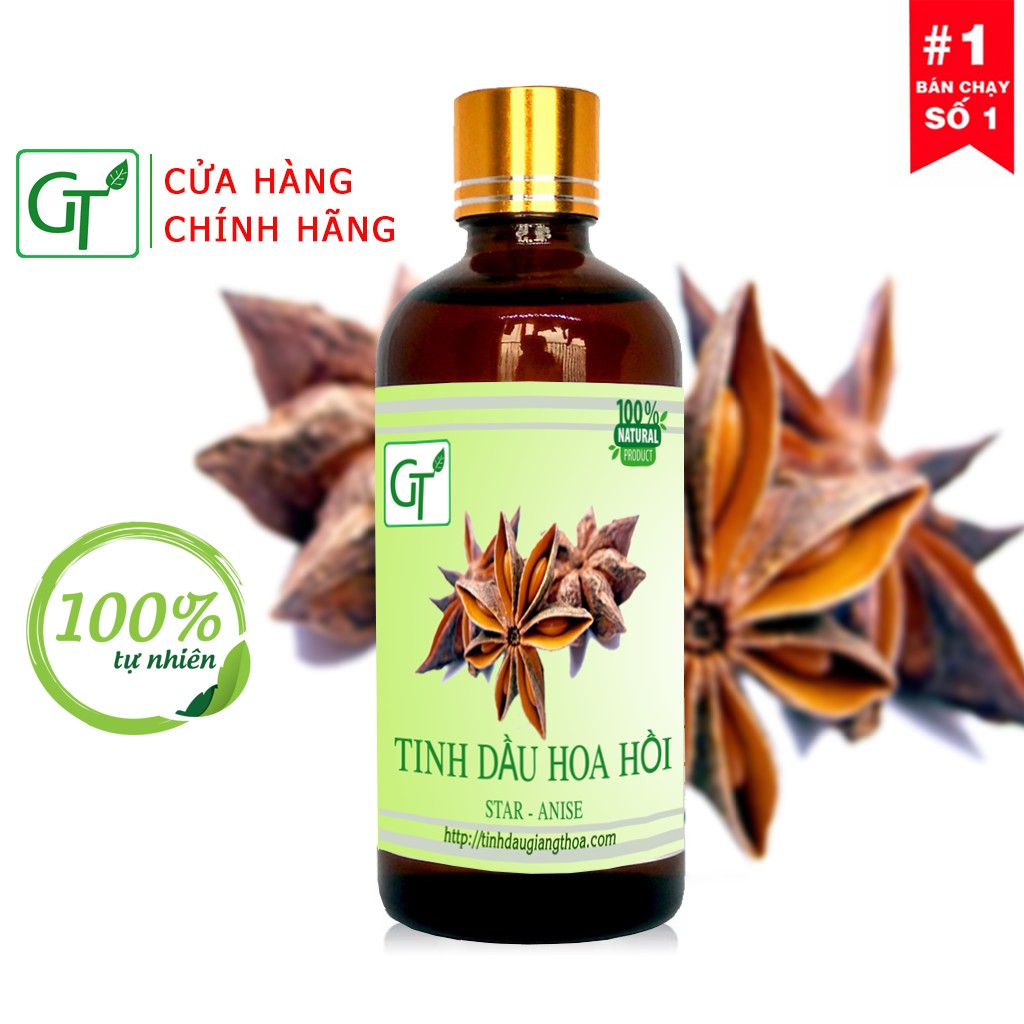 tinh dầu hồi 💞FREESHIP💞 Tinh Dầu Hoa Hồi Lạng Sơn Nguyên Chất - Hàng Cao Cấp Chính Hãng