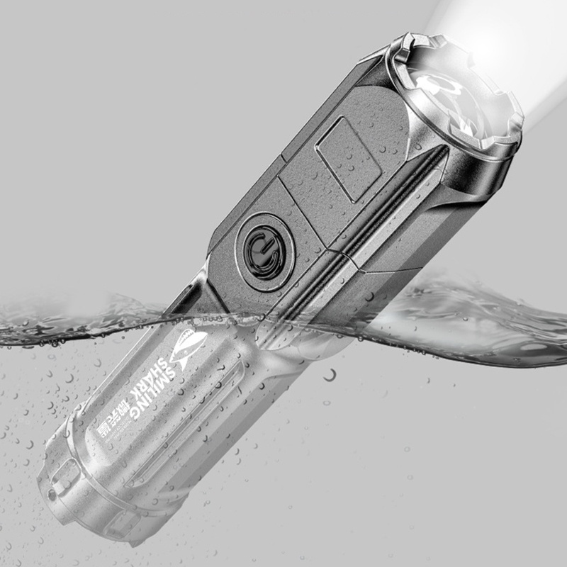 Đèn Pin LED Công Suất Cao Sạc USB Tiện Dụng