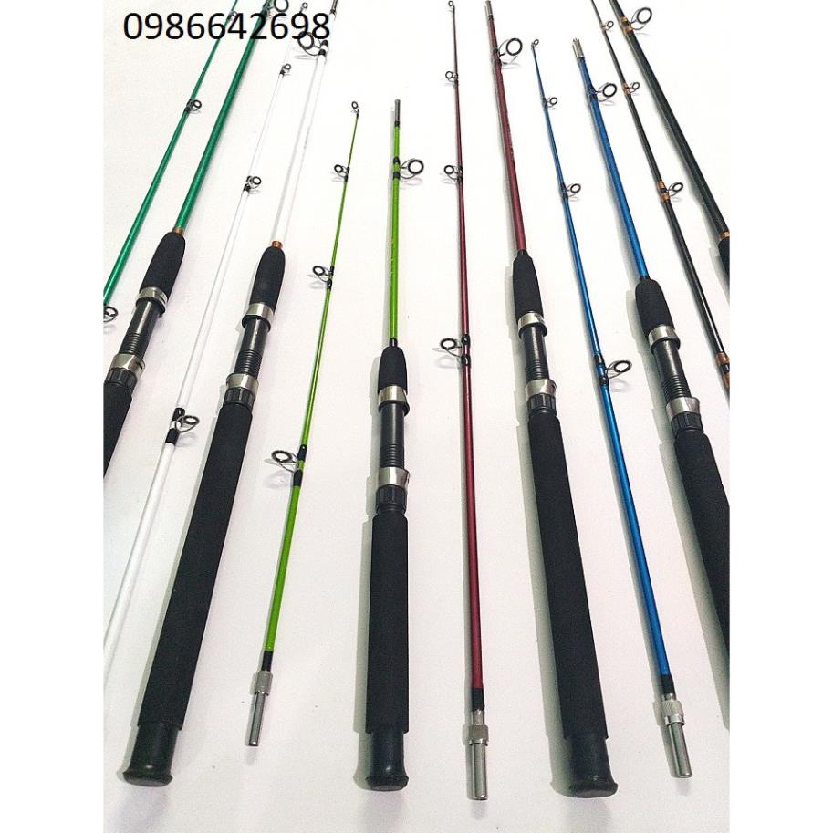 Cần câu máy 2 khúc SHIMANO đặc ruột 1m65, 1m8, 2m1, 2m4, 2m7