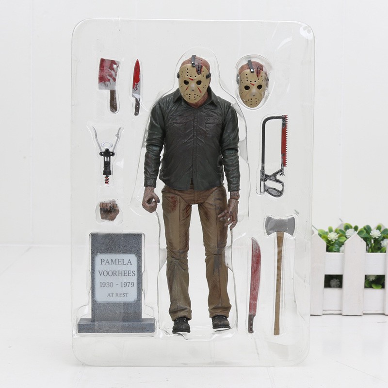 Tượng nhân vật Jason Voorhees phim Friday the 13th The Final Chapter cao 18cm