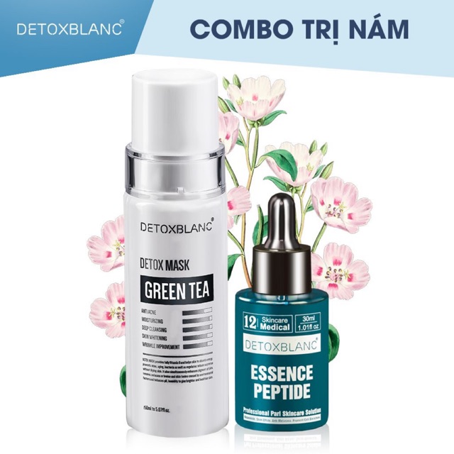 COMBO TRỊ NÁM VÀ THẢI ĐỘC MẶT DETOXBLANC