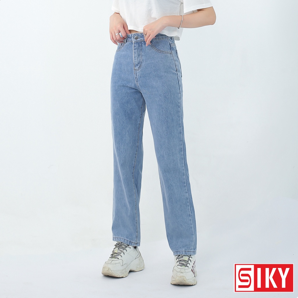 Quần Jeans Nữ Ống Rộng Cao Cấp - 3132