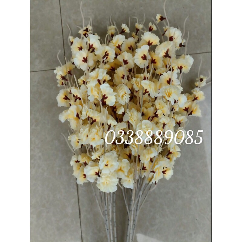 ẢNH THẬT - Cành Đào Giả Cành Đào Râu 1m Trang Trí Tết Cực Đẹp đủ màu - hàng đẹp và sẵn kho