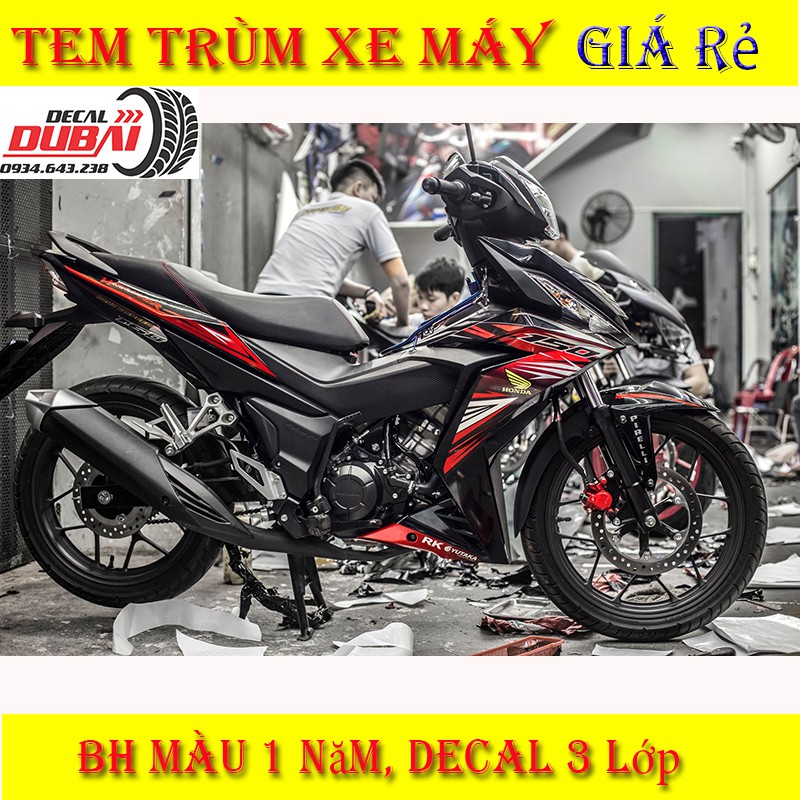 Tem trùm Winner Đen Đỏ Mẫu Mới