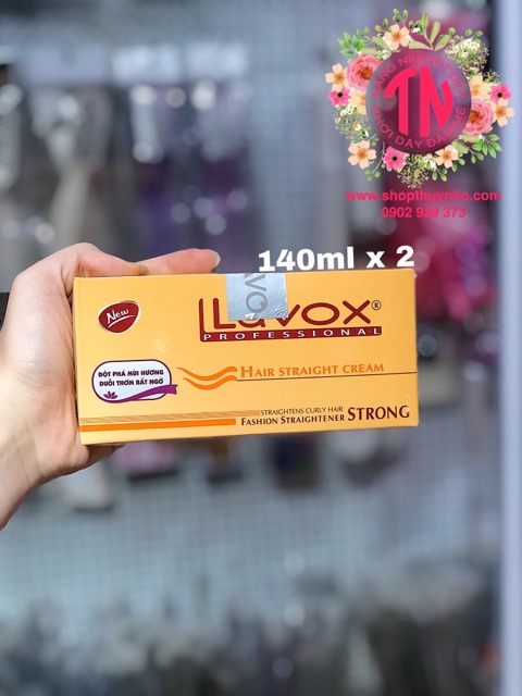 Thuốc duỗi tóc, thuốc ép tóc Lavox cam