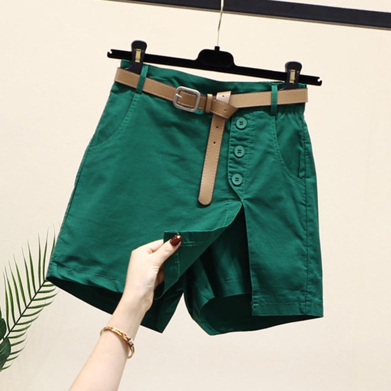 Quần Short Nữ Lưng Thun Dáng Chữ A Phong Cách Hàn Quốc Mới