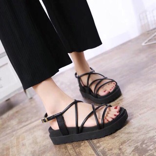 sandal đế bánh mì quai mảnh