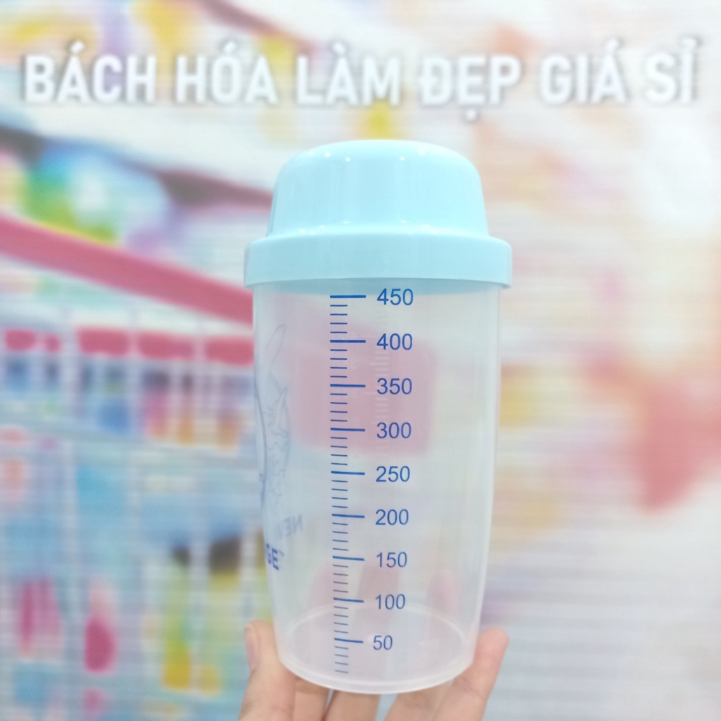 Bình lắc pha sữa non ALPHA LIPID New Image có vạch chia ml