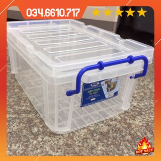 HỘP NHỰA ĐỰNG ĐỒ CHƠI ,ĐỒ DÙNG NHỰA CỨNG CÓ KHÓA CẠNH CHẮC CHẮN No2222-1