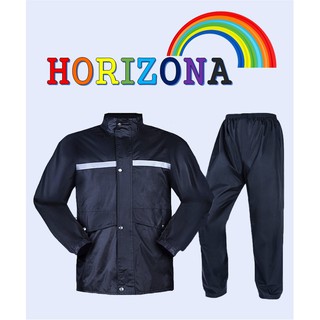 Áo mưa bộ full set Phản Quang [Horizona] - [Xanh Đậm]