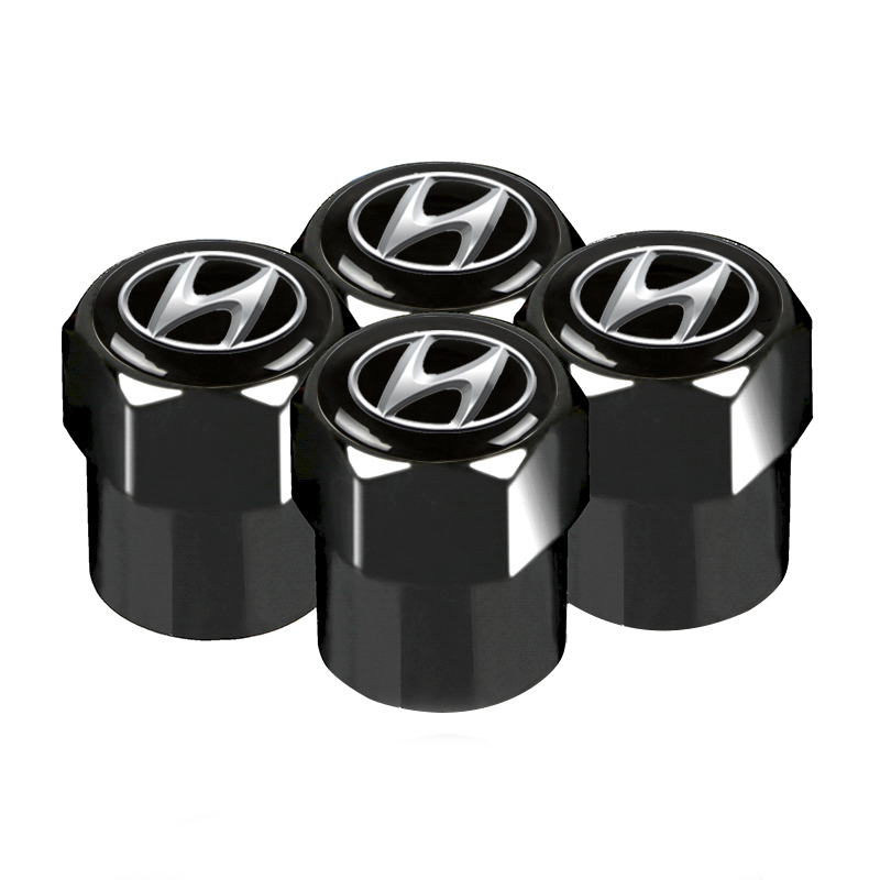 Bộ 4 Nắp Van Bánh Xe Hơi Cho Solaris Hyundai i10 Kona Getz Accent Elantra Sonata Tucson