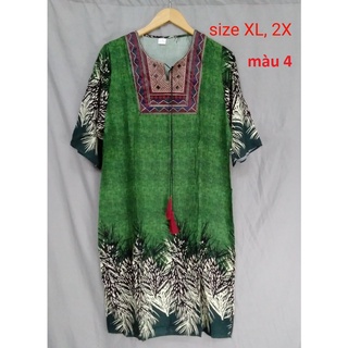 Đầm suông thổ cẩm Boho