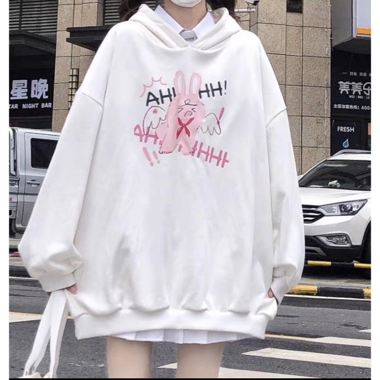 Áo hoodie nỉ bông đẹp thỏ AHH T