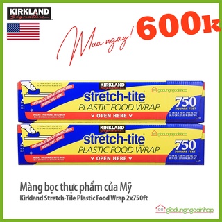 Màng bọc thực phẩm Kirkland Signature Stretch Tite 2x750ft